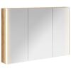 vidaXL Badkamer spiegelkast Ambachtelijk eiken 103,5 x 15,5 x 70 cm