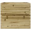 vidaXL Plantenbak 80x80x68,5 cm ge&iuml;mpregneerd grenenhout