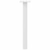 vidaXL Salontafelpoten 4 st 30 cm staal wit