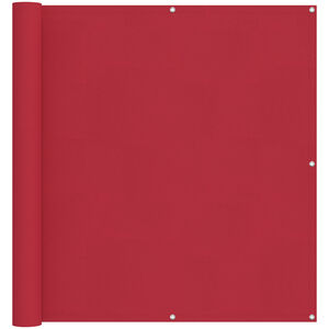 vidaXL Balkon Scherm Rood 110 x 300 cm Oxford Stof