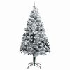 vidaXL Kunst kerstboom met verlichting en ballen Groen 400 cm PVC