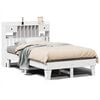 vidaXL Bedframe zonder matras massief grenenhout wit 135x190 cm