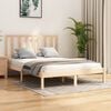 vidaXL Bedframe massief grenenhout 120x190 cm