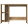 vidaXL Bureau 102,5x35x75 cm bewerkt hout artisanaal eikenkleur