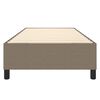 vidaXL Boxspring bed 80x200 cm stof taupe