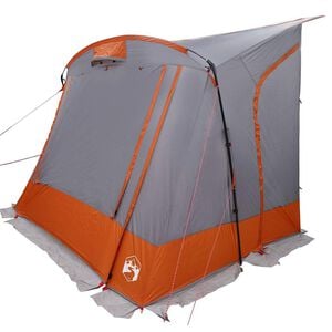 vidaXL Achterkleptent -persoons 285 x 255 x 245 cm Grijs en Oranje