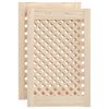 vidaXL Kastdeuren met latwerk 2 st 39,5x61,5 cm massief grenenhout
