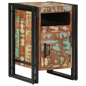 vidaXL Nachtkastje 40x40x59 cm Massief hout gerecycled