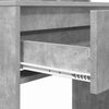 vidaXL Slaapkamer Kaptafels met lade Beton Grijs 80 x 39,6 x 135 cm