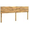 vidaXL Live Edge Hoofdbord ROSTOCK Wit 180 cm Massief Acaciahout