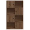 vidaXL Boekenkast 60x24x101,5 cm bewerkt hout bruin eikenkleurig