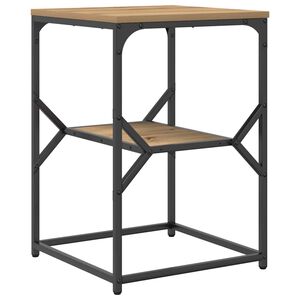 vidaXL Bijzettafel Artisan Eiken 41 x 40 x 60 cm