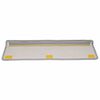 vidaXL Trapmatten 15 st 65x21x4 cm Grijs Rechthoekige Rand