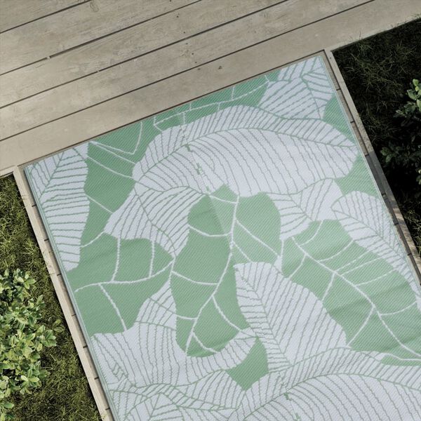 vidaXL Buitenkleed ARAKIL 120x180 cm PP groen