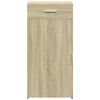 vidaXL Dressoir 45x42,5x93 cm bewerkt hout sonoma eikenkleurig