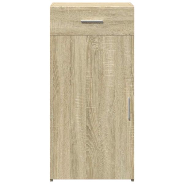 vidaXL Dressoir 45x42,5x93 cm bewerkt hout sonoma eikenkleurig