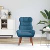 vidaXL Fauteuil Blauw 69 x 74 x 93 cm Fluweel
