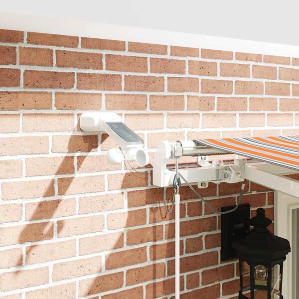 vidaXL Inklapbaar Zonnescherm Multikleur 400 &times; 300 cm