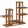 vidaXL Plantenstandaard Naturel 118 x 25 x 96,5 cm Massief Acaciahout