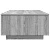 vidaXL Salontafel met lade Grijs Sonoma 95 x 55 x 31 cm Bewerkt hout