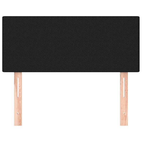vidaXL Hoofdbord 90x5x78/88 cm stof zwart