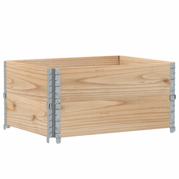 vidaXL Palletopzetranden 2 st 80x60 cm massief grenenhout