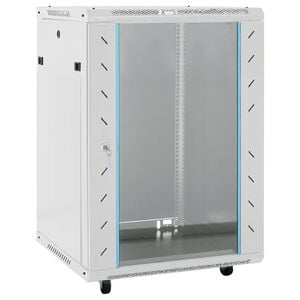 vidaXL Netwerkkast met draaiwieltjes 15U 19" IP20 60x45x86 cm