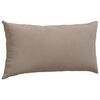 vidaXL Sofa Kussens 2 stuks Taupe 80 x 40 cm Stof