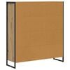 vidaXL Boekenkast 2 pcs Ambachtelijk eiken 99,5 x 30 x 108 cm