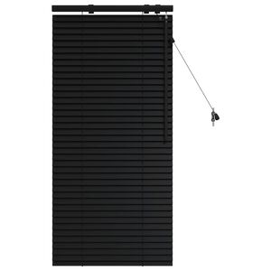 vidaXL Venetiaanse jaloezie Zwart 60 x 130 cm 35 mm