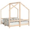 vidaXL Kinderbedframe 2x(70x140) cm massief grenenhout