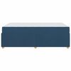 vidaXL Bedframe met matras Blauw 120 x 190 cm Stof