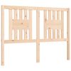 vidaXL Bedframe met hoofdbord massief hout
