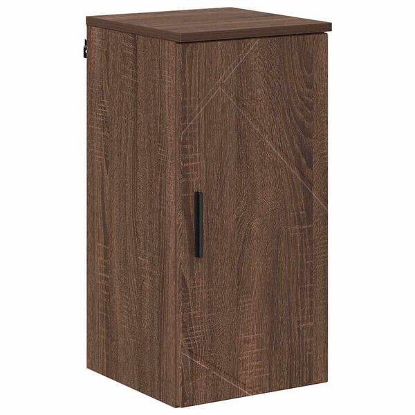 vidaXL Badkamer Kast Wandgemonteerd Bruin Eiken 30 x 31,5 x 61 cm