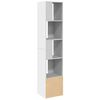 vidaXL Boekenkast 40x36x189 cm bewerkt hout wit