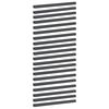 vidaXL Afdekprofiel voor tuinafboording 20 st 100 x 5 x 5 cm Staal