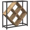 vidaXL Wijnrek 16 flessen Bewerkt hout Artisan Eiken