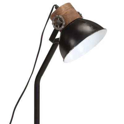 vidaXL Bureaulamp 25 W E27 18x18x60 cm zwart