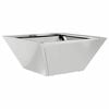 vidaXL Tuin Bloempot Zilver 35 x 35 x 15 cm Gegalvaniseerd staal