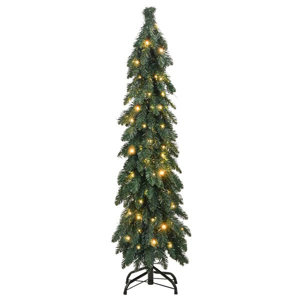 vidaXL Kunstkerstboom met verlichting 80 LED's 150 cm