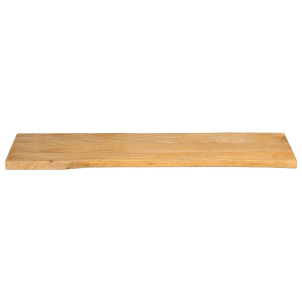 vidaXL Tafelblad met natuurlijke rand 140x40x3,8 cm massief mangohout