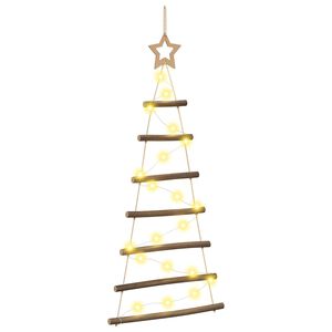vidaXL Hangende Kerstboom 90 cm 30 LED's Warmwit