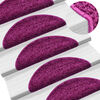 vidaXL Trapmatten 20 st 56x17x3 cm Violet Halfrond