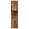 vidaXL Badkamermeubelset Wandgemonteerd 3 pcs Oud Hout Bewerkt hout