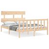 vidaXL Bedframe zonder matras massief grenenhout 140x200 cm