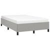 vidaXL Bedframe zonder matras 120x200 cm stof lichtgrijs