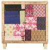 vidaXL Dressoir met patchwork 70x35x75 cm massief mangohout