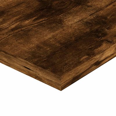 vidaXL Wandschappen 4 st 60x20x1,5 cm bewerkt hout gerookt eikenkleur