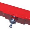 vidaXL Dwarsbalk adapter 2 ton rood