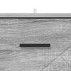 vidaXL Nachtkastje met lade Grijs sonoma 38 x 38 x 66 cm Bewerkt hout